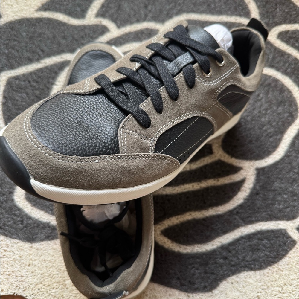 Men's Black and Gray Sneakers
